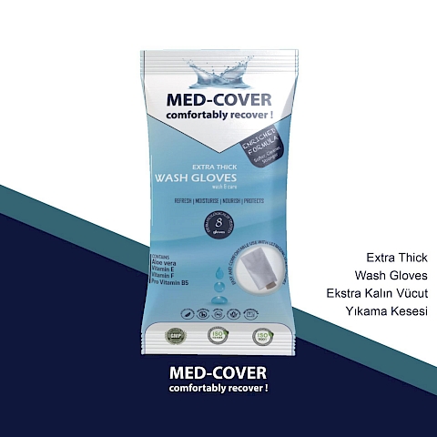MED-COVER Ekstra Kalın Vücüt Yıkama Kesesi