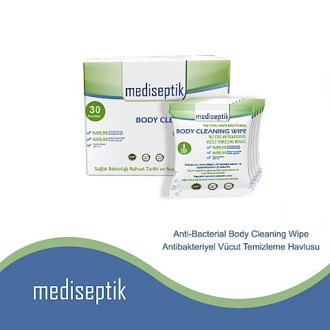MEDİSEPTİK %2 CHG Antibakteriyel Tekli Vücut Temizleme Havlusu