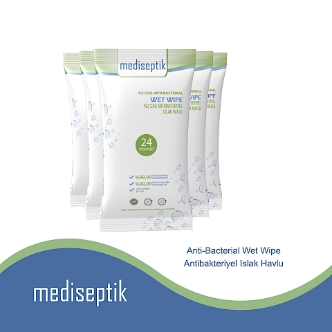 MEDİSEPTİK %2 CHG Antibakteriyel Islak Havlu
