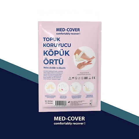 Med-Cover Yatan Hasta Yara Önleyici Topuk Koruyucu Köpük Örtü
